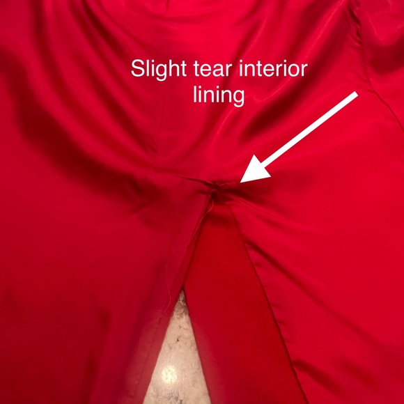 Wacs Works VTG Long Red Vintage Coat Jacket Long Length  M Medium USA - Picture 10 of 14